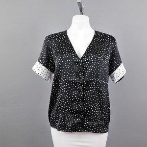 ASOS Women Shirt Black White 4